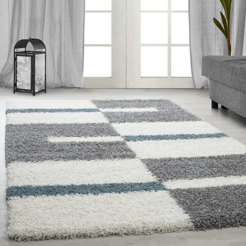 Magazin 4. Ay gala 2505 turcoaz 80x150cm - ofertă covor shaggy