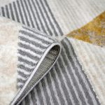 Modern covor, ZARIF 9928 bej-aur 80x150cm