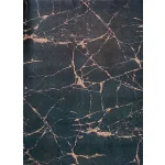  Covor modern Ber. PORTE 2007 negru GOLD 80 x 150 cm