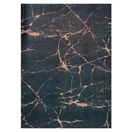  Covor modern Ber. PORTE 2007 negru GOLD 80 x 150 cm