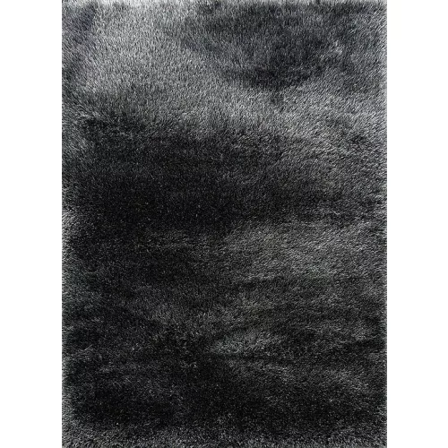  Covor shaggy Ber. SEVEN SOFT 7901 gri negru 120 x 180 cm