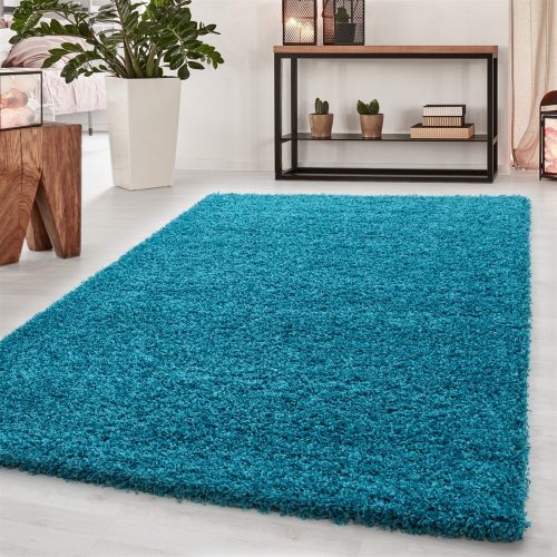  Magazin 1. Ay. dream 4000 covor shaggy turcoaz 120x170cm culoare uni