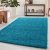Magazin 1. Ay. dream 4000 covor shaggy turcoaz 120x170cm culoare uni