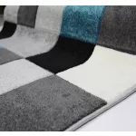  Covor modern Ber. ETRO H896A albastru 80 x 150 cm