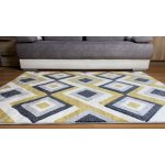 Linett galben 2404 60set=60x220cm+2bucx60x110cm covor