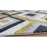 Linett galben 2404 60set=60x220cm+2bucx60x110cm covor