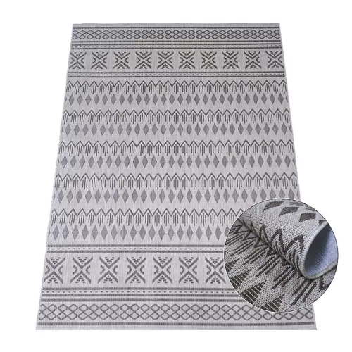  Covor modern Ber. EQOS 0002 gri 120 x 180 cm