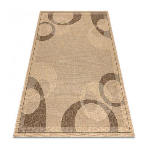 Magazin22. Țesut sizal floorlux covor 20078 mais / coffee 60x110 cm