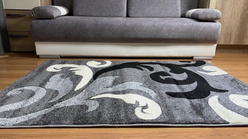 Charis gri frunze 60szett=60x220cm+2bucx60x110cm covor