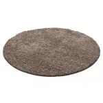 Ay life 1500 mokka 200cm monocolor cerc shaggy covor