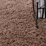 Ay life 1500 mokka 200cm monocolor cerc shaggy covor