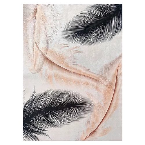 Ber Porte 2395 aur-gri 60x100cm- covor modern subtire