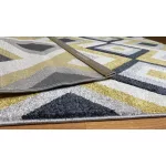 Linett galben 2404 80set=80x250cm+2bucx80x150cm covor