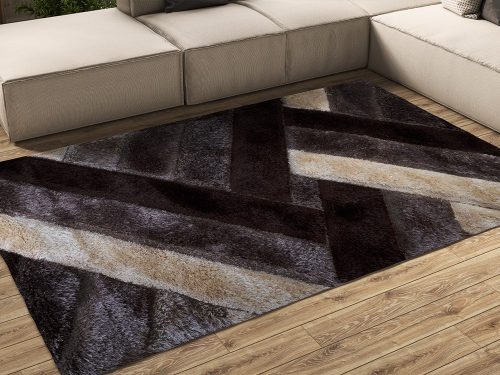 Luxos SHAGGY SHAGGY covor, Elvira 1146 bej 80set=80x250cm+ 2bucx 80x150cm