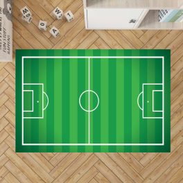 Cute covor copii teren fotbal 80x150cm nou