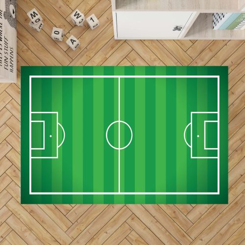 Cute covor copii teren fotbal 80x150cm nou