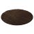 Ay life 1500 maro 120cm monocolor cerc shaggy covor