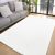 Magazin 5. Den. Covor moale alb cu design Deluxe 80x150cm - spate din cauciuc