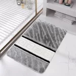 Covoras baie 2 piese- DEN grecesc  gri