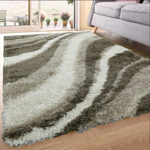  LONG SHAGGY, Den CAREN 472 bej 80 seturi = 80x250cm + 2x80x150cm covoare