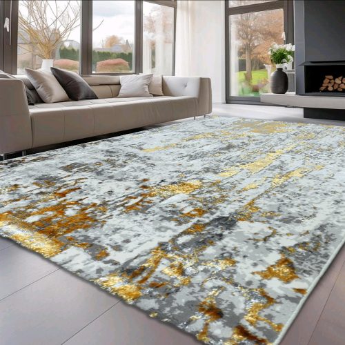  Den Sunset 1058 L.Grey-Gold 60x110cm covor modern