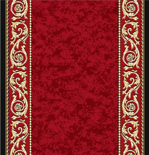 Magazin 13. Covor roșu twill 100 x 410 cm (Fără nituri)