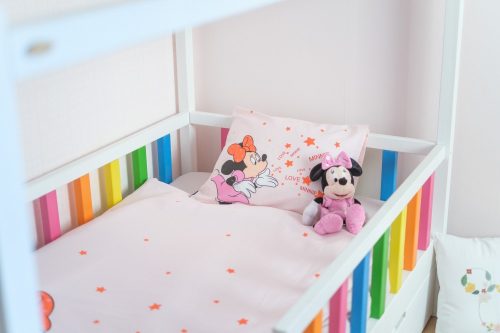 Magazin 0. NAT. Disney Baby Lenjerie 2 piese Minnie - 90x130cm + 40x50cm