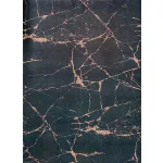 Ber Porte 2007 aur-negru 160x220cm- covor modern subtire