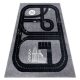  Magazin 9. Covor FUN Track pentru copii, stradă, oraș gri 140x190 cm