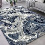 Athén 7474 covor modern albastru 60x110cm