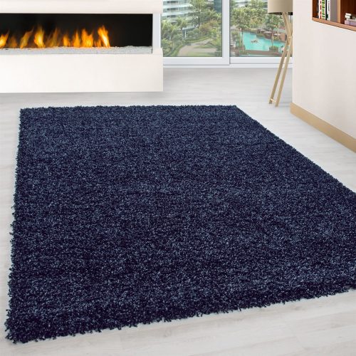 Ay life 1500 albastru 100x200cm monocolor shaggy covor