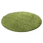 Ay life 1500 verde 200cm monocolor cerc shaggy covor
