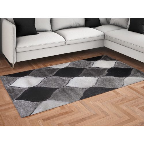 Luxos SHAGGY SHAGGY covor, Elvira 1138 gri 60set=60x220cm+ 2bucx60x110cm