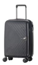   Prism valiză mijlocie cu -carcasă rigidă neagră, 62cmx45cmx26cm 