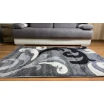 Charis gri frunze 160x230cm covor