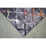 Ber Porte 0066 aur-gri 80x150cm- covor modern subtire