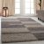 Ay gala 2505 taupe 240x340cm - shaggy covor ieftin