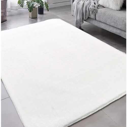  Covor moale alb Den Olívia 80x250cm - cauciuc pe spate