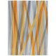 FL ISABELLA STRIPEgri/OCHRE 170X240 covor