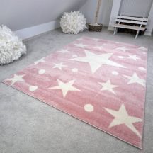   Covor pentru copii, EPERKE 160x230cm stars roz mic steaos covor