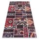  Magazin 16. ANDRE 2305 covor lavabil patchwork oriental antiderapant - visiniu / maro 160x220 cm