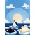 Ber Porte 8034 albastru 160x220cm- covor copii subtire