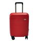 Herm valiză mijlocie cu carcasă rigidă roșie , Înălțime: 5cm roți+ 55cm Lățime: 37cm Adâncime: 25cm