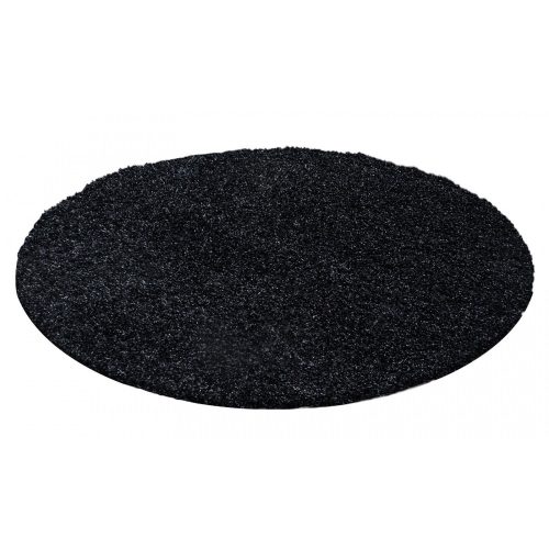 Ay life 1500 antracit 120cm monocolor cerc shaggy covor