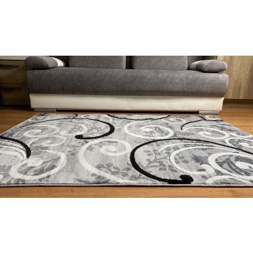  Magazin 7. Covor modern, gri platină 1181 60 seturi = 60x220cm + 2 buc x 60x110cm