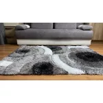 Luxos SHAGGY SHAGGY covor, Elvira 1141 gri 60set=60x220cm+2bucx60x110cm