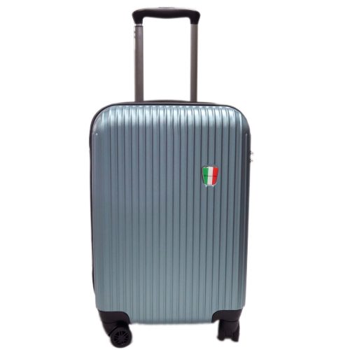 Dolce valiză mare cu carcasă rigidă albastră, Înălțime: 5cm roți+ 70cm Lățime: 46cm Adâncime: 30cm 