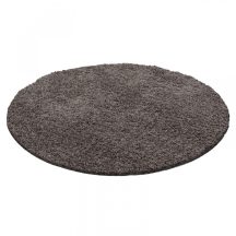 Ay life 1500 taupe 80cm monocolor cerc shaggy covor