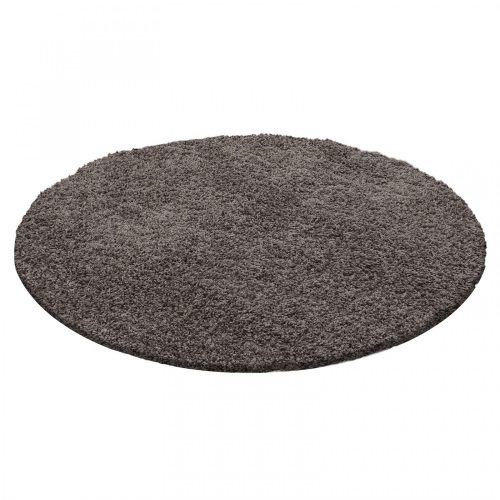 Ay life 1500 taupe 80cm monocolor cerc shaggy covor