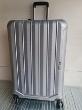   Aqua valiză mică, argintie  52cmx38cmx24cm-carcasă rigidă